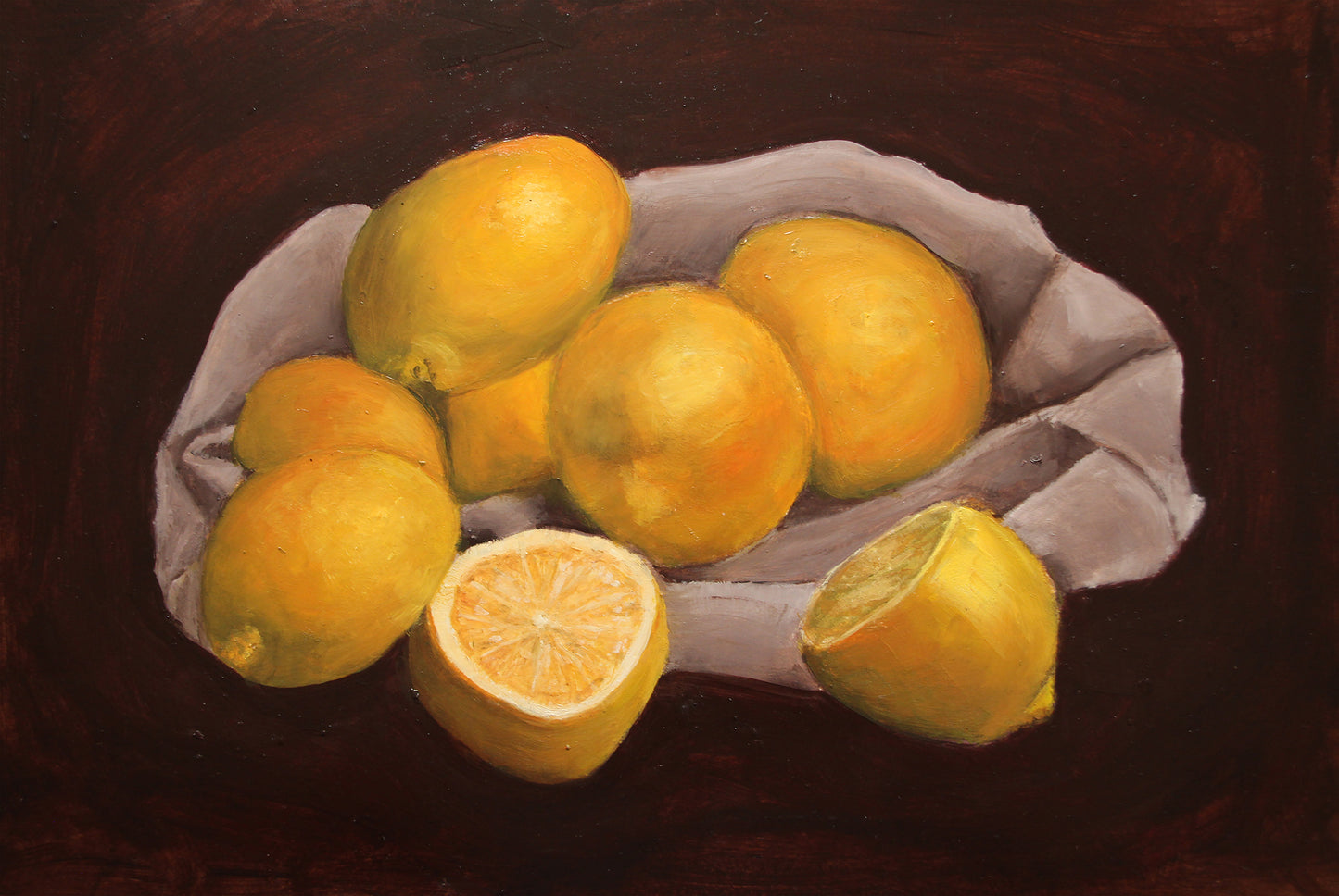 Se la vita ti dà limoni - Pittura a olio