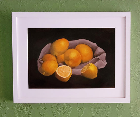 Se la vita ti dà limoni - Pittura a olio