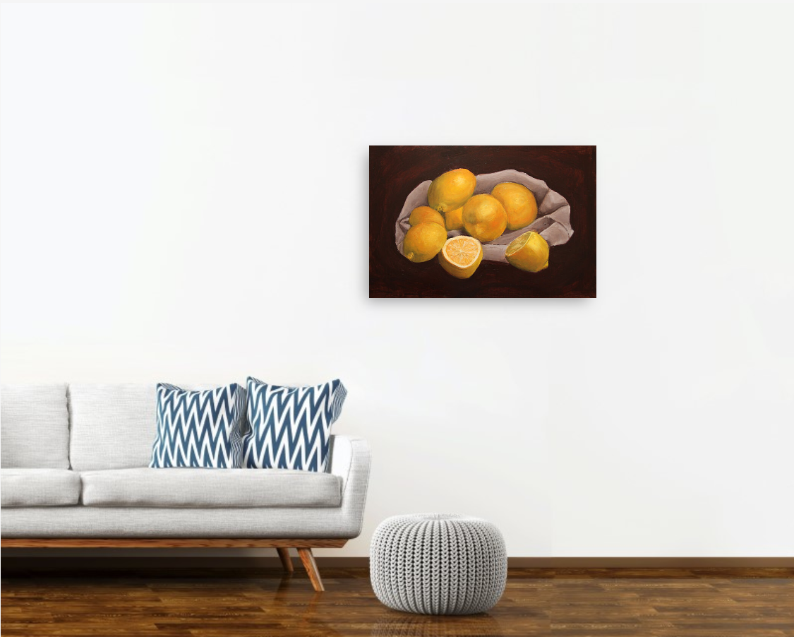 Se la vita ti dà limoni - Pittura a olio