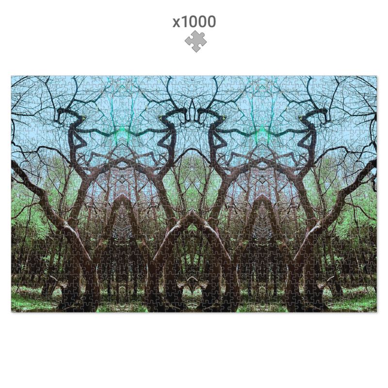 Enchanted forest wooden jigsaw puzzle 252 - 1000 pieces