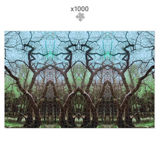 Enchanted forest wooden jigsaw puzzle 252 - 1000 pieces