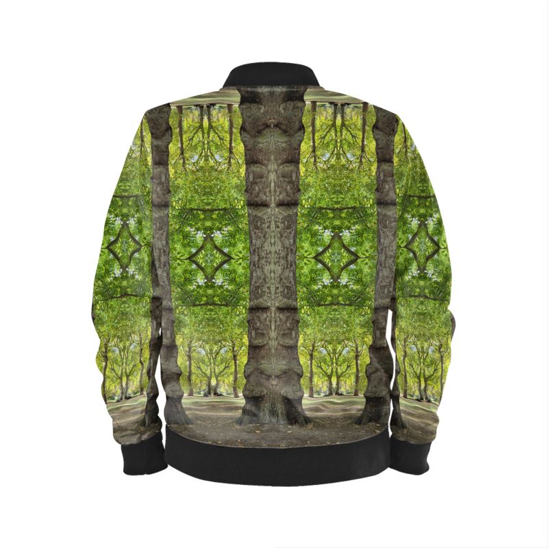 Green Tree Architecture designer mens unisex bomber jacket