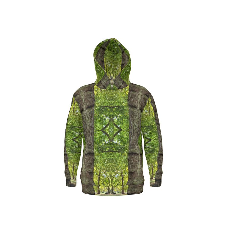 Natural green Tree Architecture designer unisex hoodie